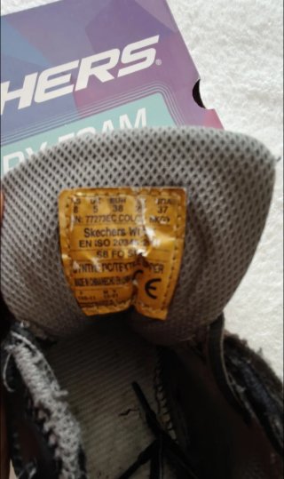 Zapatillas Skechers Seguridad Negras/Grises