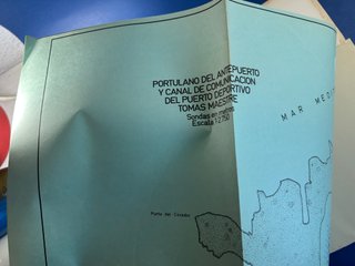 PLANOS CARTA MARINA PUERTO TOMAS MAESTRE LA MANGA