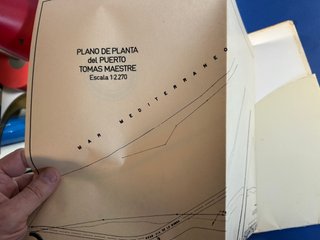 PLANOS CARTA MARINA PUERTO TOMAS MAESTRE LA MANGA