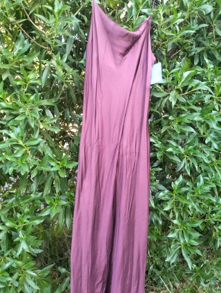 Vestido lencero morado