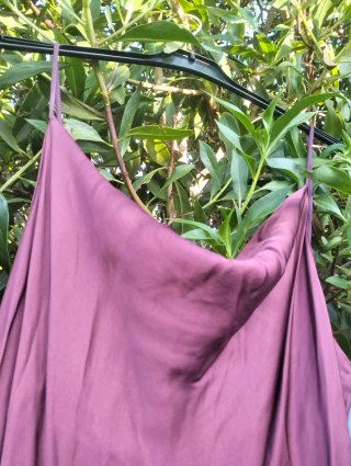 Vestido lencero morado