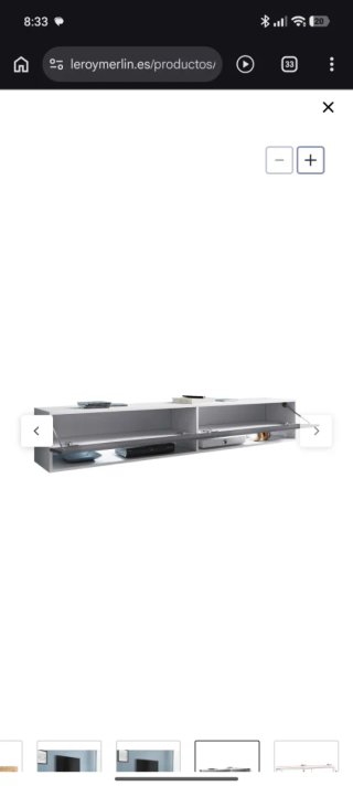 Mueble TV madera y metal
