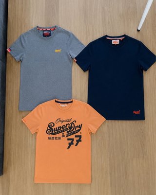 Lote 3 Camisetas Superdry
