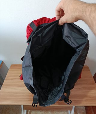 Mochila 90L Roja Impermeable Senderismo - Nueva