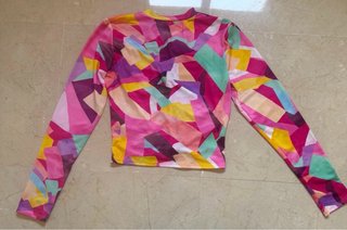 Camiseta manga larga estampada