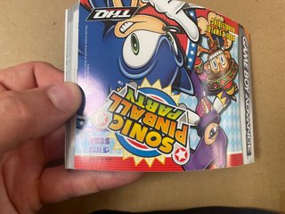 Sonic Advance + Flipper Party - Notice 100% Origin