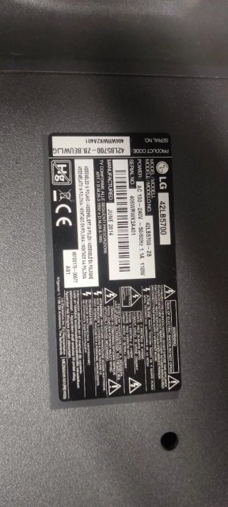 Piezas TV LG 42LB5700