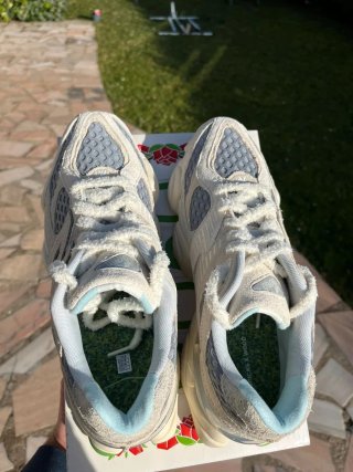 Zapatillas New Balance Beige/Verde Talla 42.5