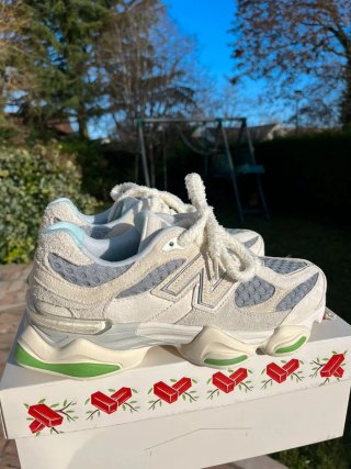 Zapatillas New Balance Beige/Verde Talla 42.5