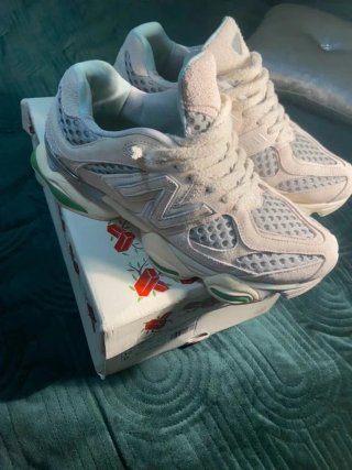 Zapatillas New Balance 39.5 Gris Verde
