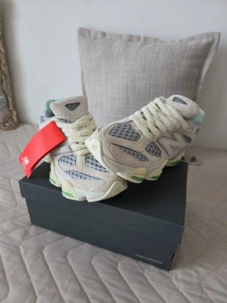 Zapatillas New Balance 39.5 Gris Verde