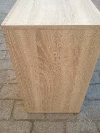 2 Mesitas de Noche Madera y Blanco,hay medidas