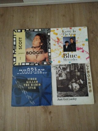 Lote 16 vinilos Maxi Singles Dance Pop Rock
