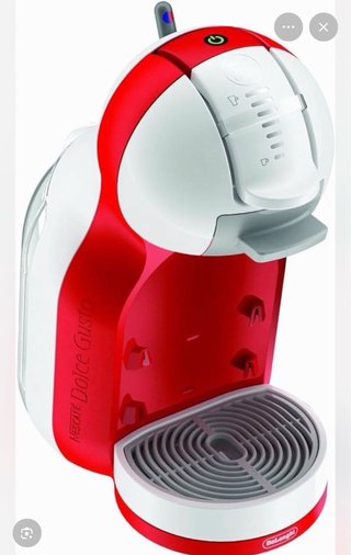 Cafetera Dolce Gusto Roja y Blanca