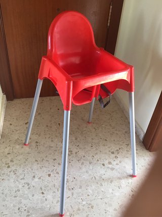 Trona bebé roja