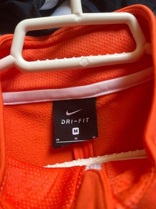 Sudadera Nike Media Cremallera Naranja Talla M