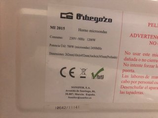Horno Microondas Obergozo