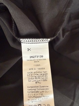 Vestido negro Shein talla S