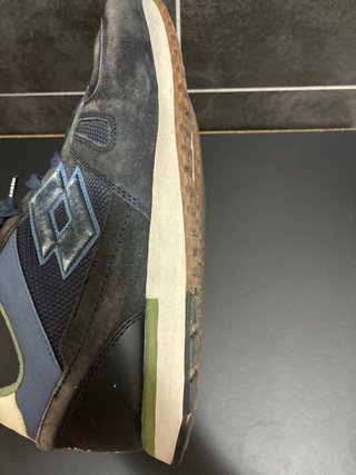 Scarpe Lotto Uomo Nere/Blu/Verde