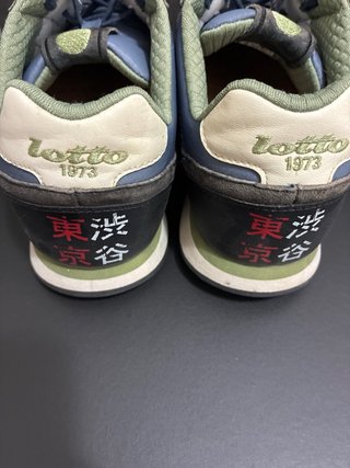 Scarpe Lotto Uomo Nere/Blu/Verde