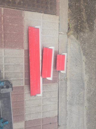 Cuchillas para alisar paredes (3 uds)