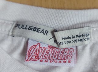 Marvel Avengers Camiseta Talla XS