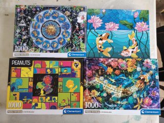Lote 4 Puzzles 1000 Piezas