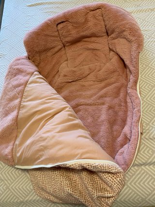 Saco de cochecito rosa