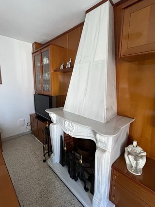 Revestimiento de mármol para chimenea