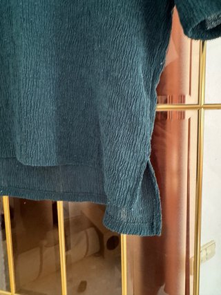 Blusa verde de manga corta xs, s y m