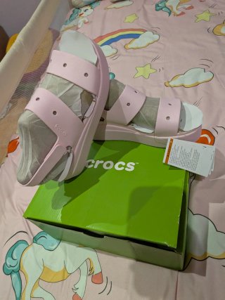 Sandalias Crocs Brooklyn Talla 41-42 Verde