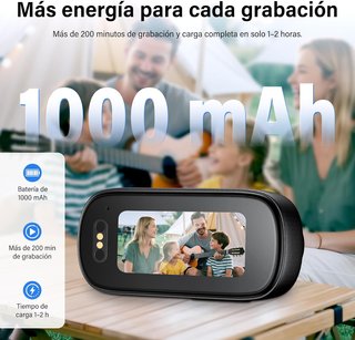 RUYCLLO Body Cam 4K HDR EIS 145° WiFi 64GB 6 Ejes