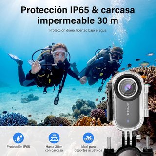 RUYCLLO Body Cam 4K HDR EIS 145° WiFi 64GB 6 Ejes
