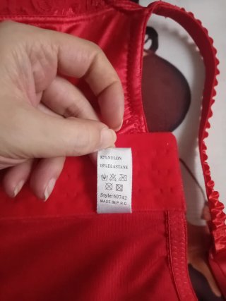 Corsetto Lalinea rosso tg 4/38B italiana