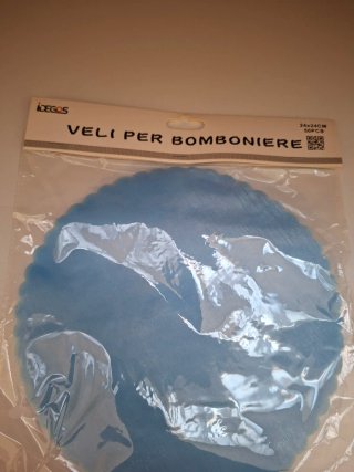 Veli per bomboniere blu - 50 pezzi