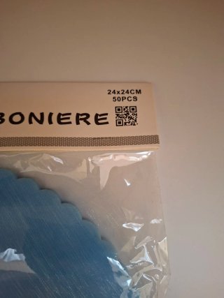 Veli per bomboniere blu - 50 pezzi