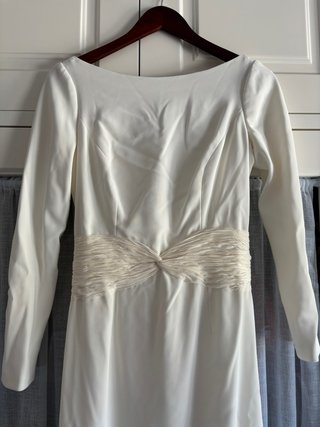 Traje de Novia Blanco Manga Larga