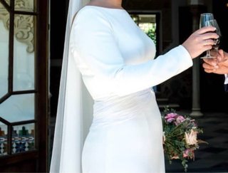 Traje de Novia Blanco Manga Larga