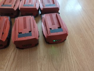 Baterías Hilti B22/2.6 Li-Ion (6 unidades)20€ una