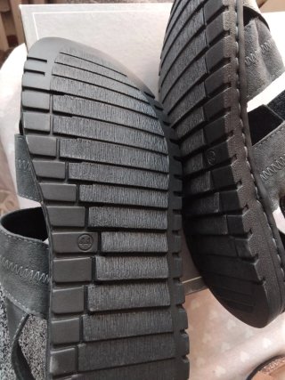 Sandali estivi Glamour Shoes vera Pelle Uomo 44