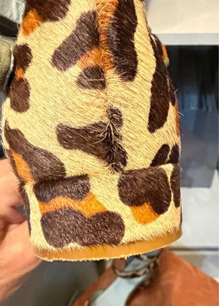 Bailarinas piel estampado animal print como nuevas