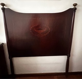 Cabecero de madera para cama de 90.