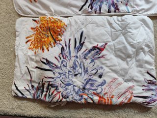 Conjunto capazo bebé flores