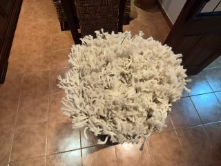 Tappeto Shaggy morbido bianco 120x170