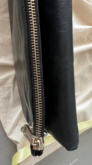 Bolso Cartera Piel Negro Gloria Ortiz 27x17cm