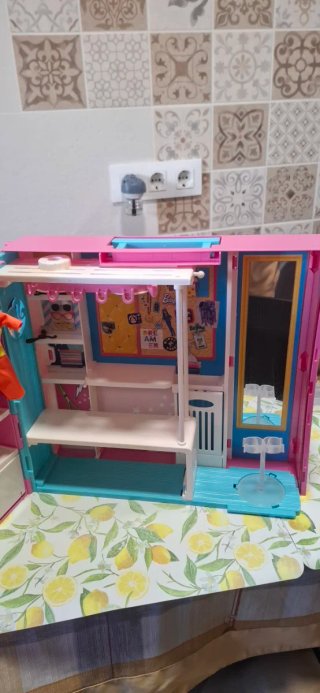 Maletín Casa Muñecas Barbie