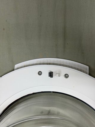 Puerta Lavadora Cristal Negra Blanca