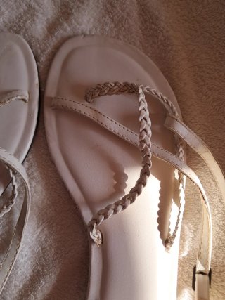 Sandalias GOLF COAST blancas talla 40