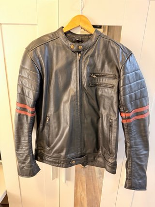 Chaqueta de piel moto Bikers Gear Talla L
