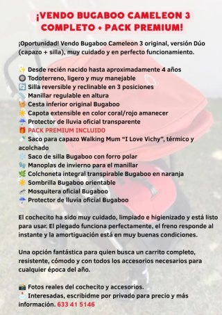 Carrito Bugaboo Camaleon